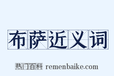 布萨近义词是什么意思的图片